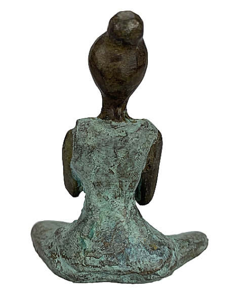 Bronze-Skulptur Yoga "Danielle"  by Hamidou